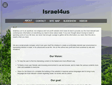 Tablet Screenshot of israel4us.com